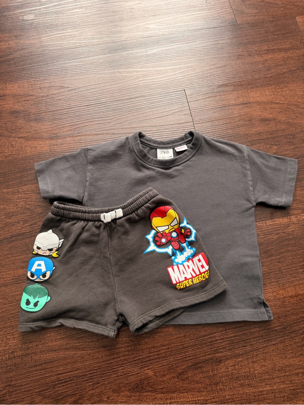 Marvel Black Iron Man Short Set